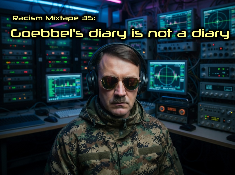 Racism Mixtape 35: Goebbels Diary is Not a Diary