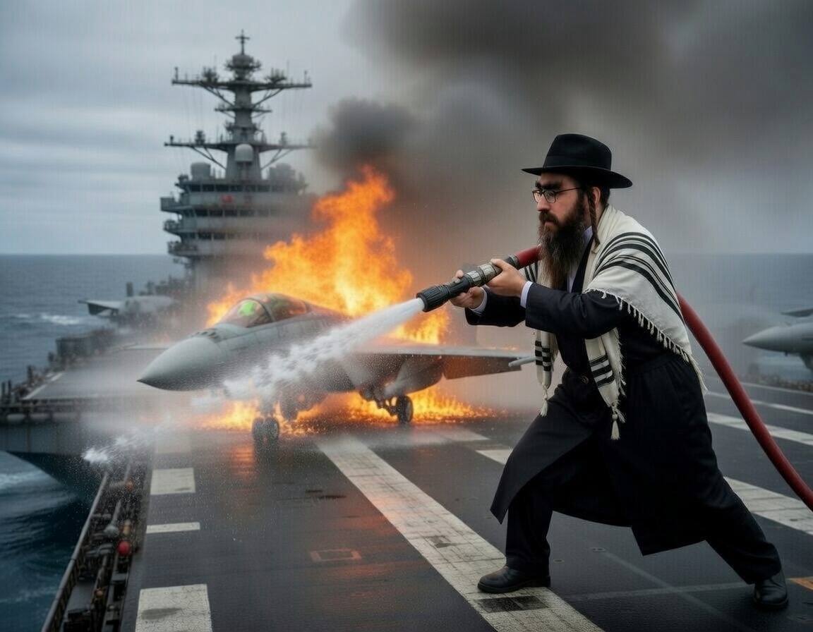 Rabbi BergenStein Discusses problems on the U.S.S. FORD LIVE 3/24