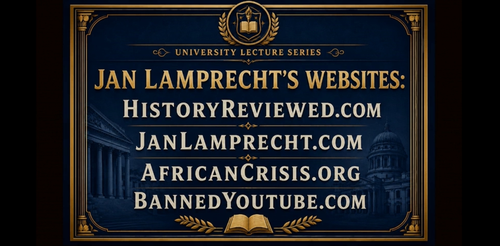 The Lyceum - 009 - Jan Lamprecht: Rhodesia and Portugal - 50 years of race war part 2